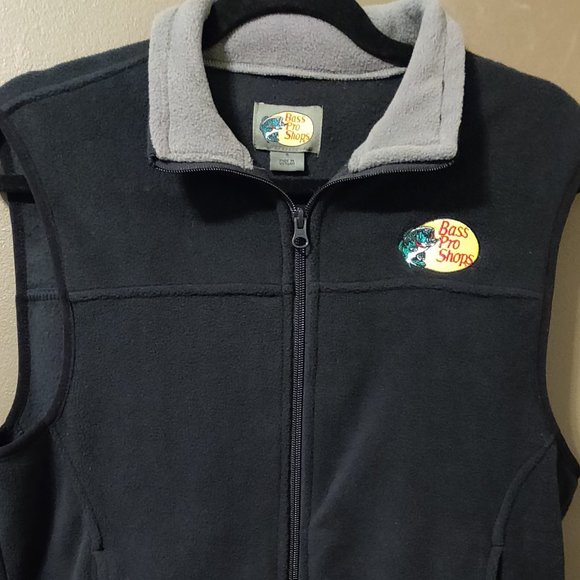 Bass Pro Shop Fleece Vest Men's SIZE SMALL - Picture 1 of 4